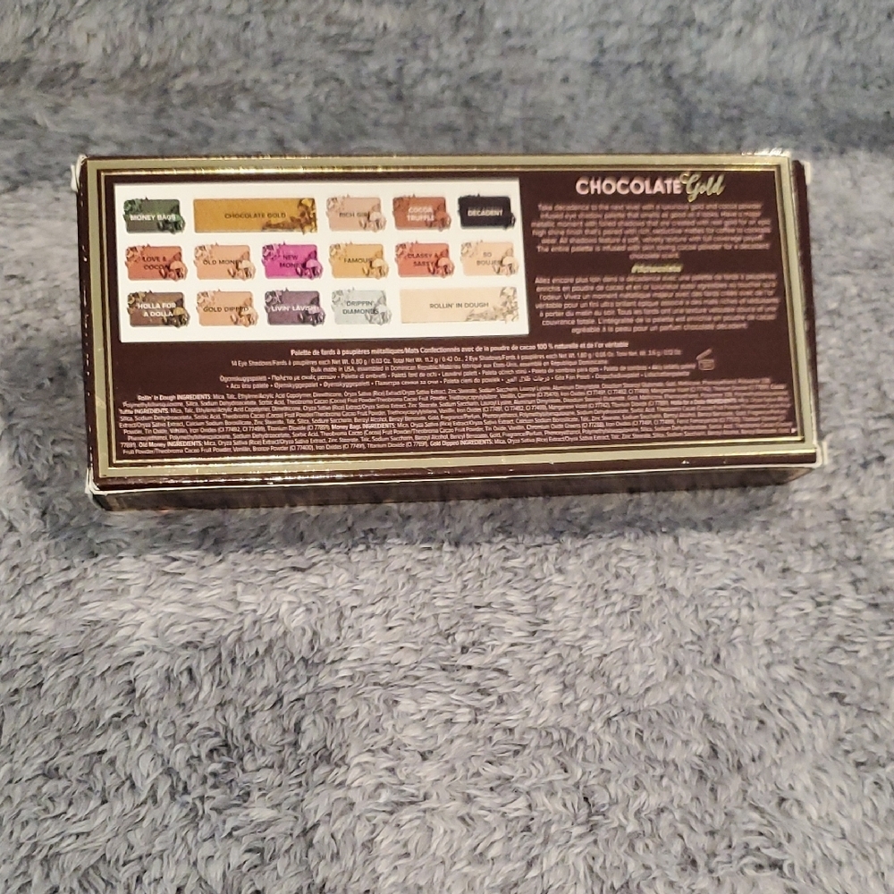 Too Faced Chocolate Gold Eyeshadow Palette. - Picture 2 of 5